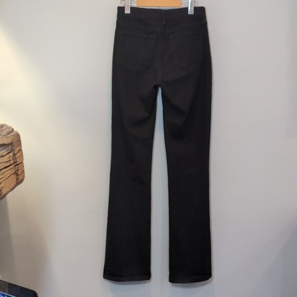 NYDJ Womens Tummy Control Denim Bootcut Jeans Dark Black Wash Slim 4-Way Stretch - Picture 8 of 14